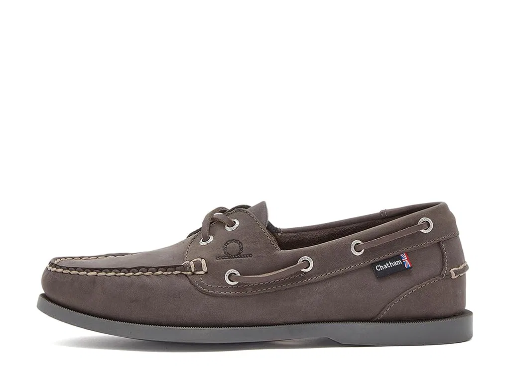 картинка Мужские лоферы-топсайдеры из кожи G2 Chatham, Dark Grey от магазина Одежда+