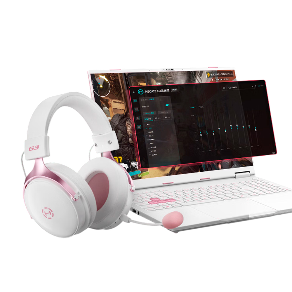 картинка Игровая гарнитура Edifier Hecate G3 Wireless, белый/розовый от магазина Одежда+