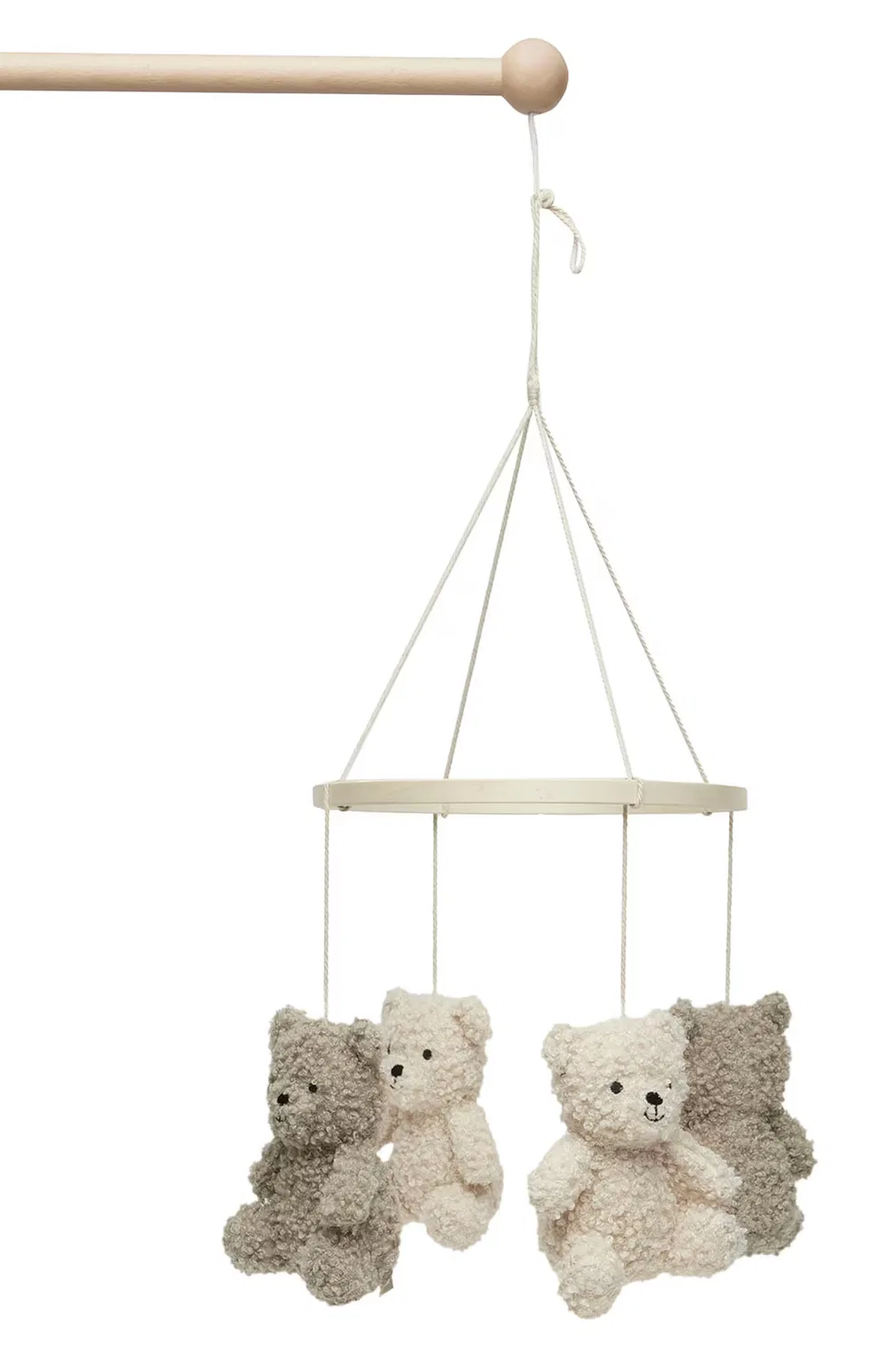 картинка Детский мобиль, плюшевый мишка Jollein, Teddy Bear/Olive Green от магазина Одежда+