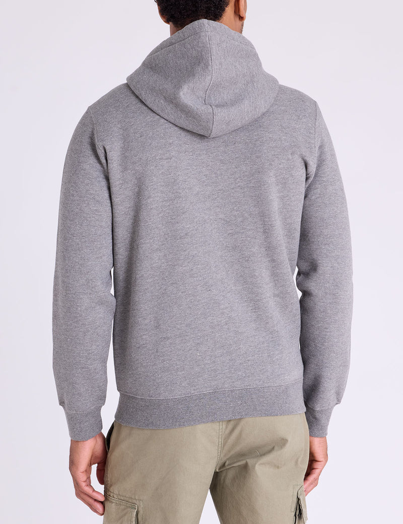 картинка Худи U.S. Polo Assn Full Zip Lined, серый от магазина Одежда+