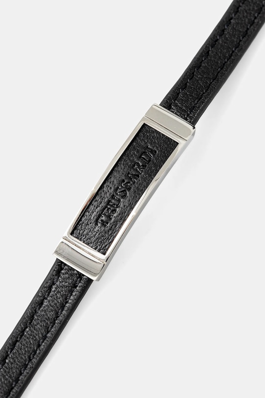 картинка Браслет T-LEATHER Trussardi, черный от магазина Одежда+