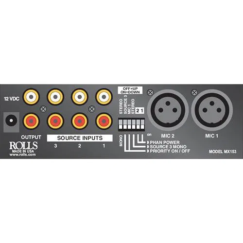 картинка Микрофонный/линейный микшер Rolls MX153 MixMate от магазина Одежда+