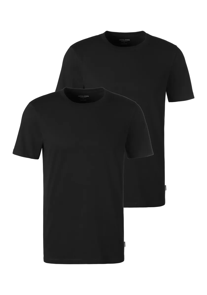 картинка Футболка Jack & Jones Crew-Neck, 2 предмета, черный от магазина Одежда+