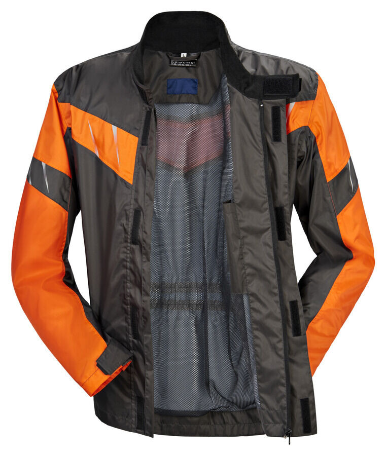 картинка Дождевик Rain Basic 201 Fastway, серый/оранжевый от магазина Одежда+