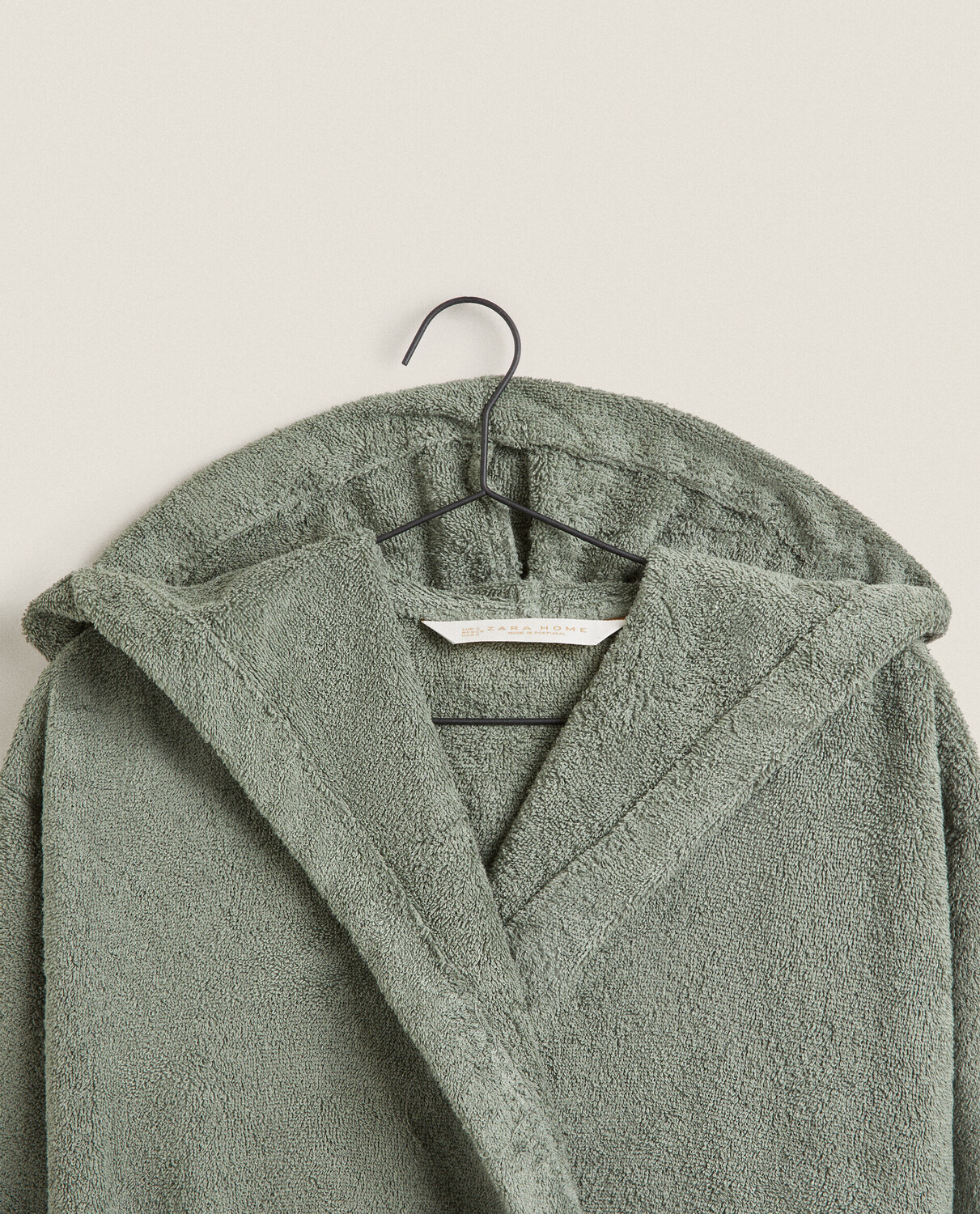 картинка Халат банный Zara Home Hooded, хаки от магазина Одежда+