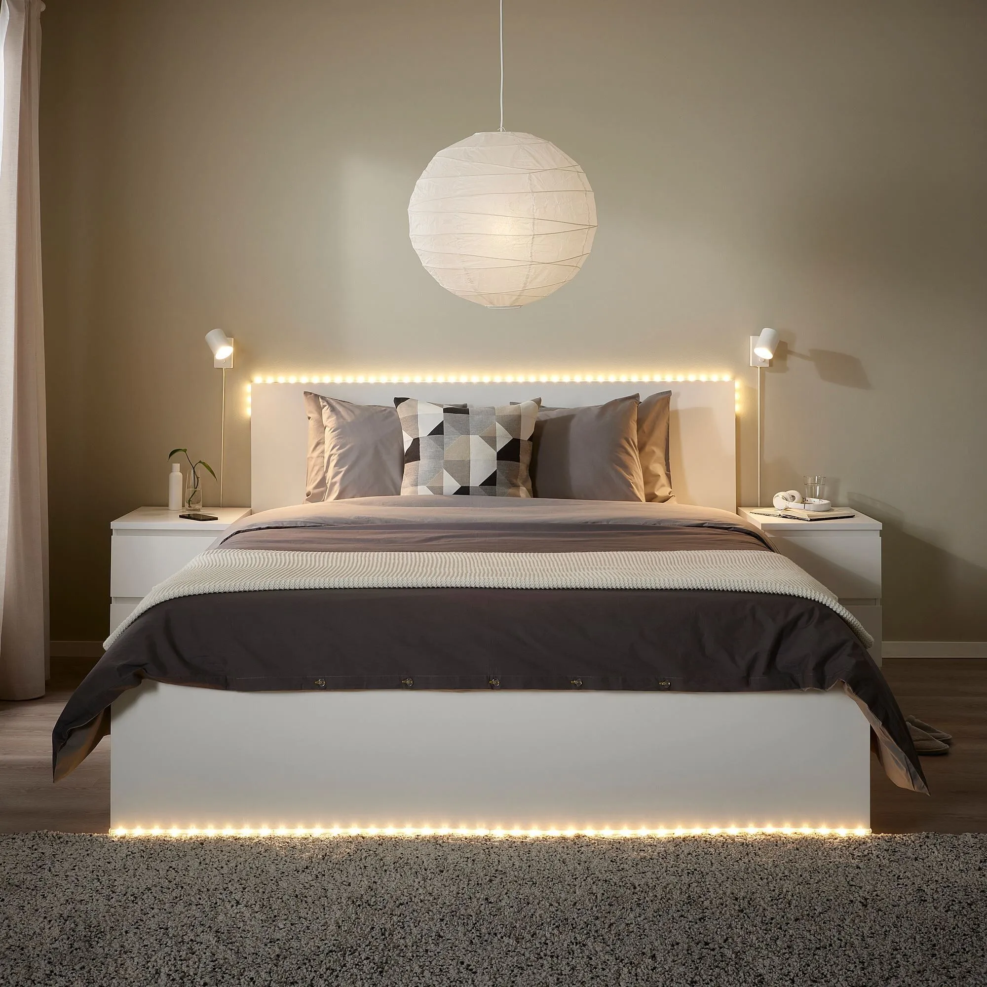 картинка Светодиодная полоса освещения, белая VATTENSTEN IKEA от магазина Одежда+