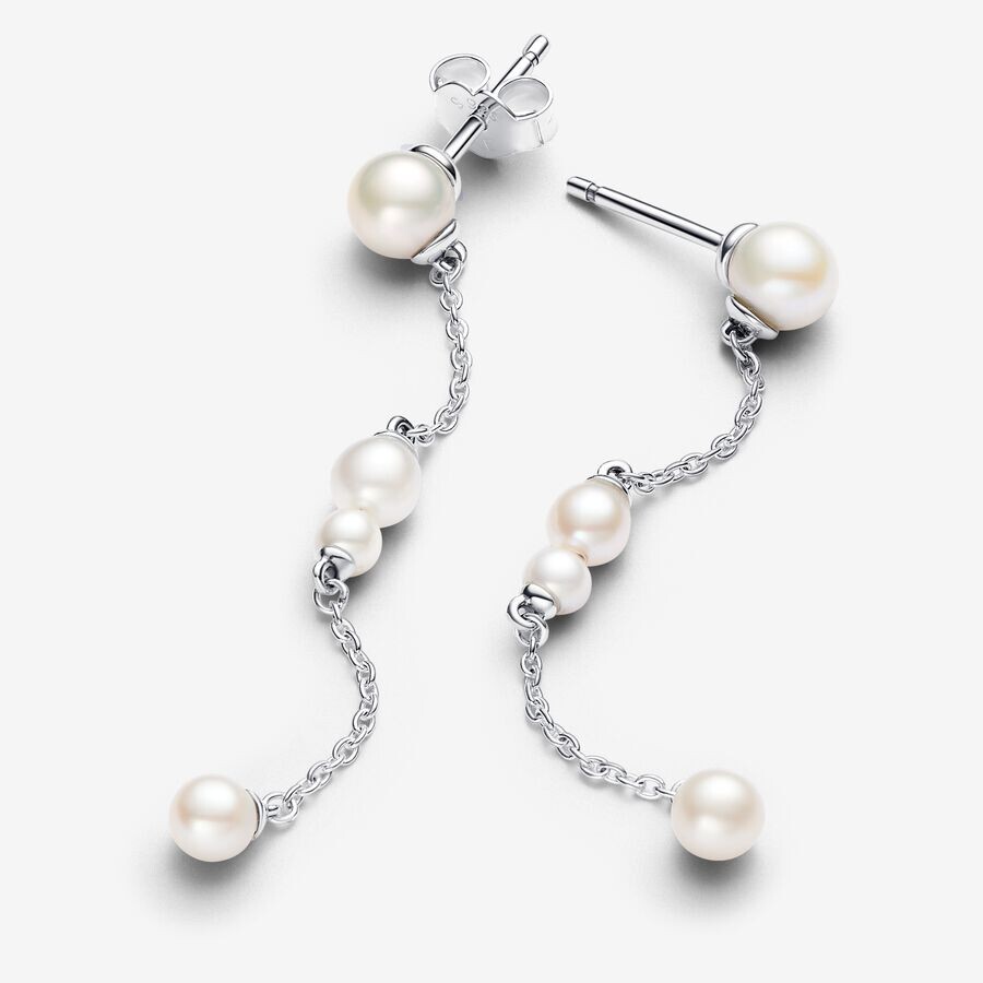 картинка Серьги Pandora Treated Freshwater Cultured Pearl, серебро от магазина Одежда+