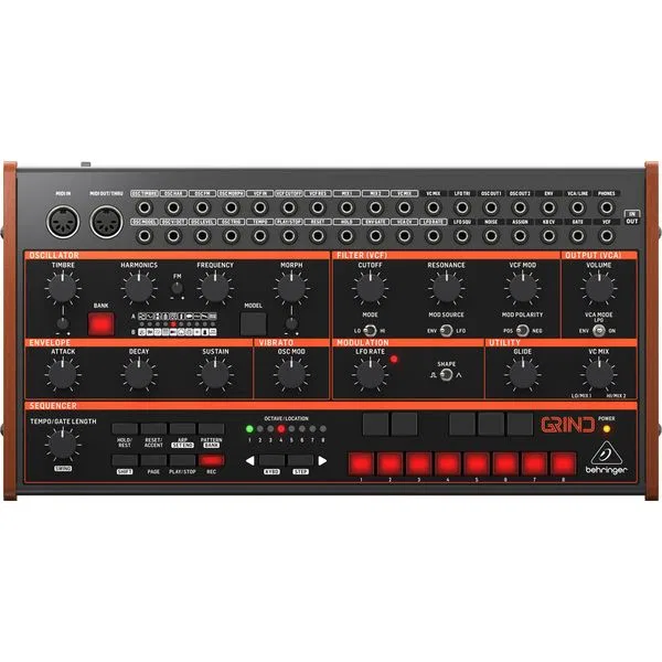 картинка Гибридный синтезатор Behringer Grind, Black от магазина Одежда+