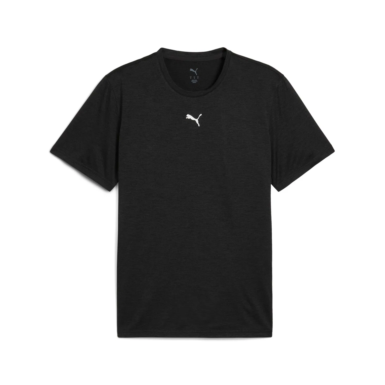 картинка Детская базовая тренировочная футболка PUMA, PUMA Black Heather от магазина Одежда+