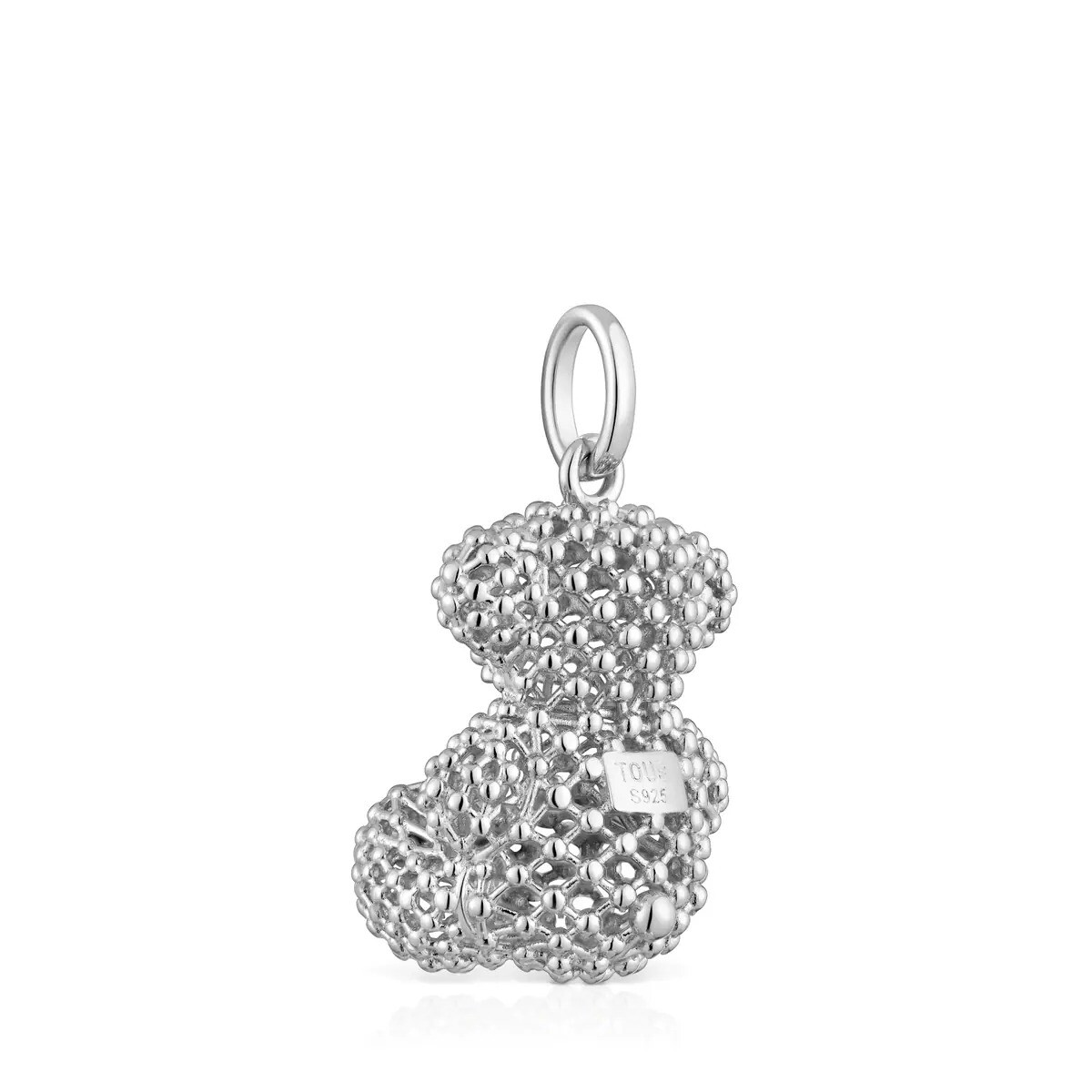 картинка Подвеска Tous Bold Bear 22 mm Medium Texturized Bear, серебро от магазина Одежда+