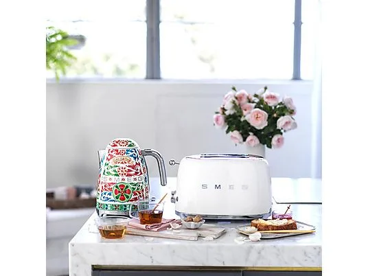 картинка Тостер Smeg TSF01WH, 50's Style, белый от магазина Одежда+
