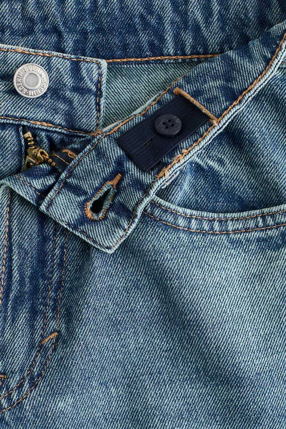 картинка Свободные джинсы-клеш H&M, Denimblau от магазина Одежда+