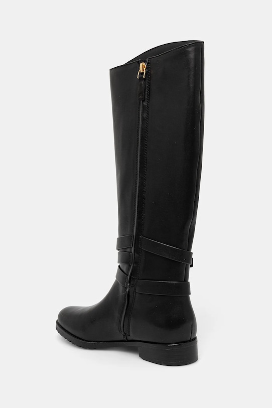 картинка Сапоги кожаные Collins Tll Lauren Ralph Lauren, черные от магазина Одежда+