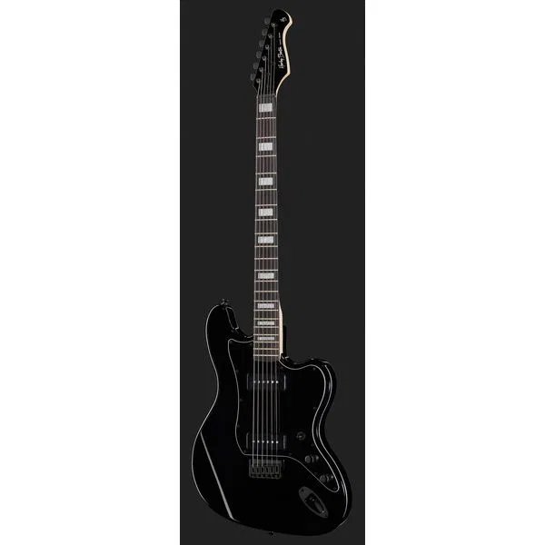 картинка Электрогитара барitone Harley Benton JA-Baritone P90 BK, Black от магазина Одежда+