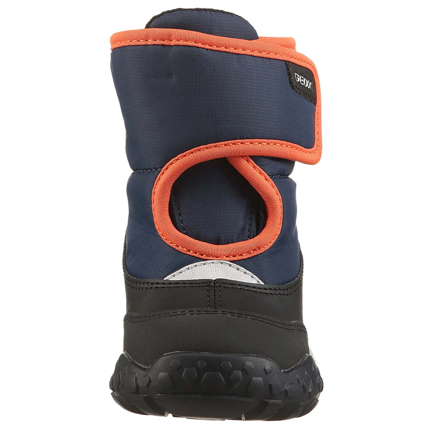 картинка Детские утепленные дутики с Warmfutter Geox, Navy/Orange от магазина Одежда+