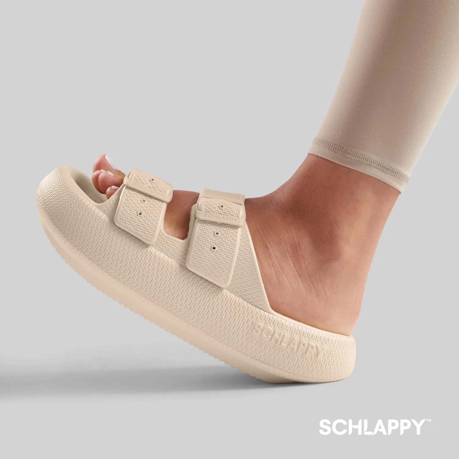 картинка Женские тапочки с ремешком Belt SCHLAPPY, Beige от магазина Одежда+