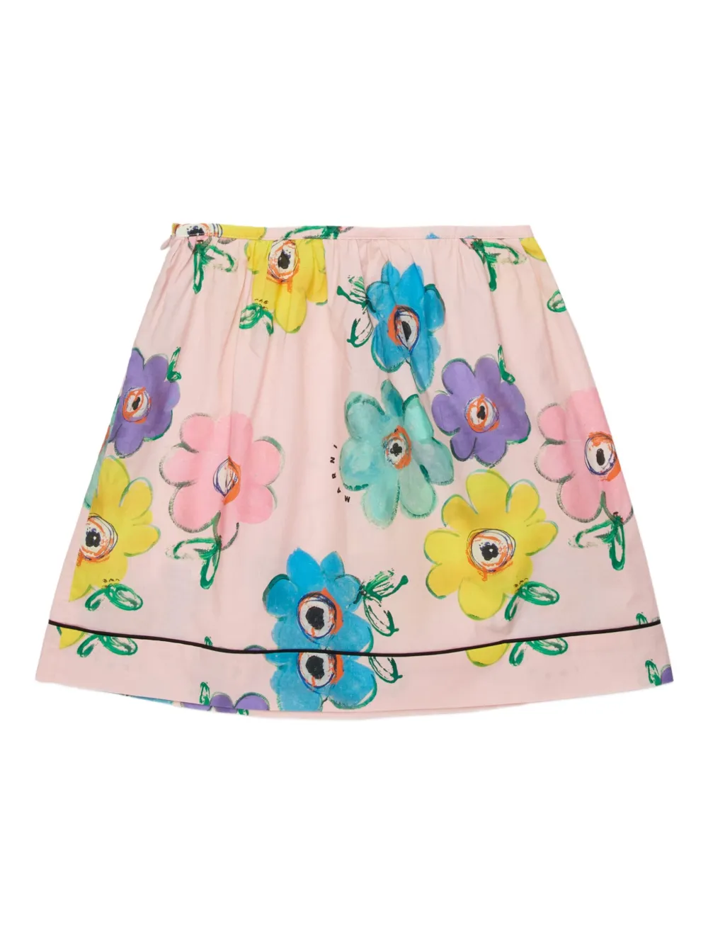 картинка Юбка с цветочным принтом Marni Kids, розовый от магазина Одежда+