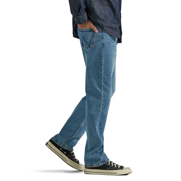 картинка Мужские джинсы Wrangler Regular Comfort Fit, светло-синий от магазина Одежда+
