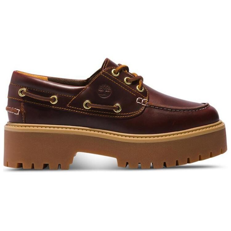 картинка Полуботинки женские Timberland, Burgundy от магазина Одежда+