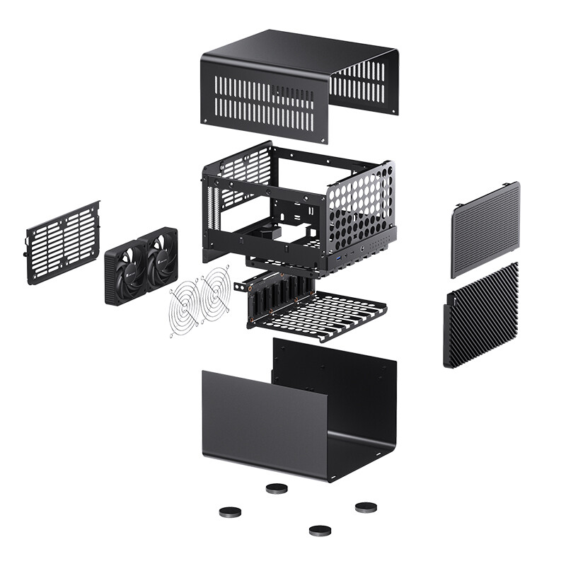 картинка Корпус JONSBO N3, Mini-Tower, черный от магазина Одежда+