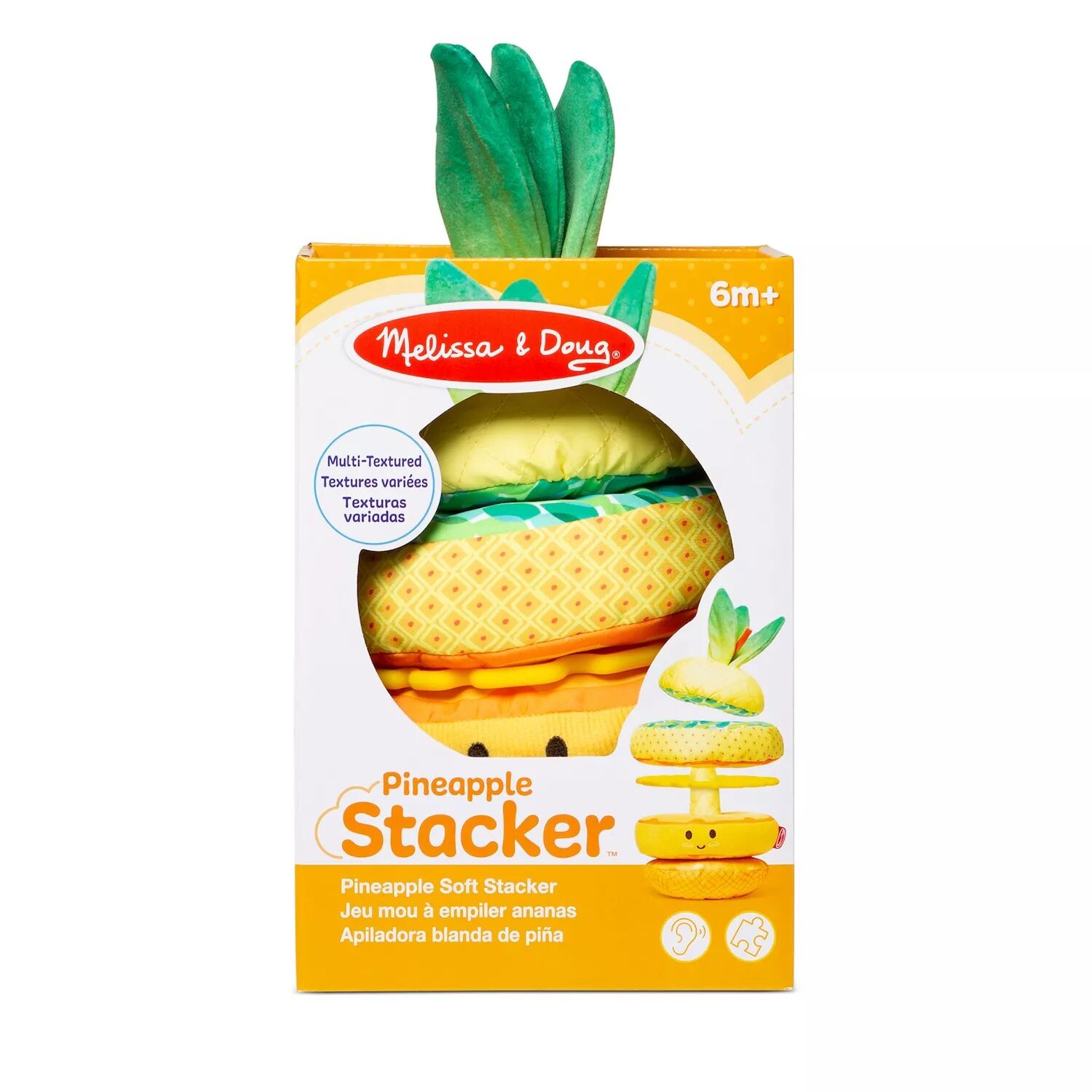 картинка Melissa & Doug Мягкий штабелер с ананасами Melissa & Doug от магазина Одежда+