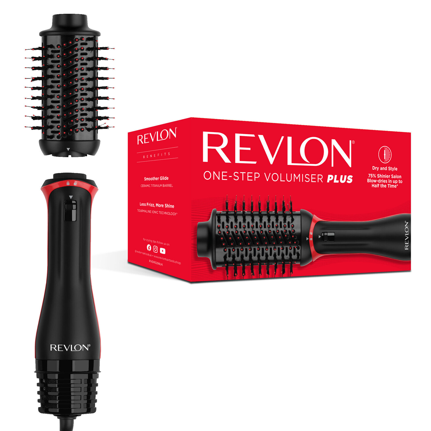 картинка Revlon RVDR5298E бигуди со съемной ручкой, 1 шт. от магазина Одежда+
