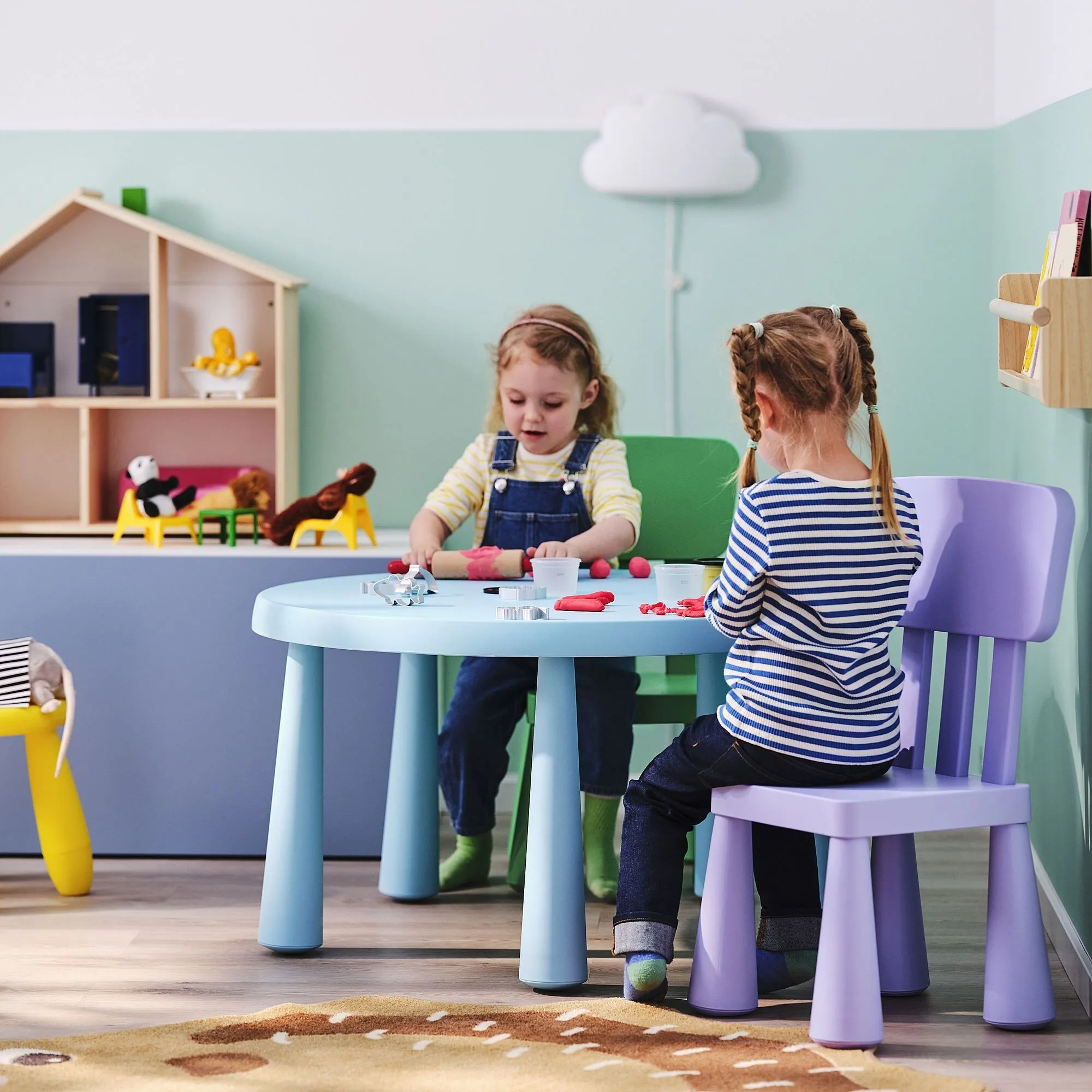 картинка Детский стул, сиреневый MAMMUT IKEA от магазина Одежда+