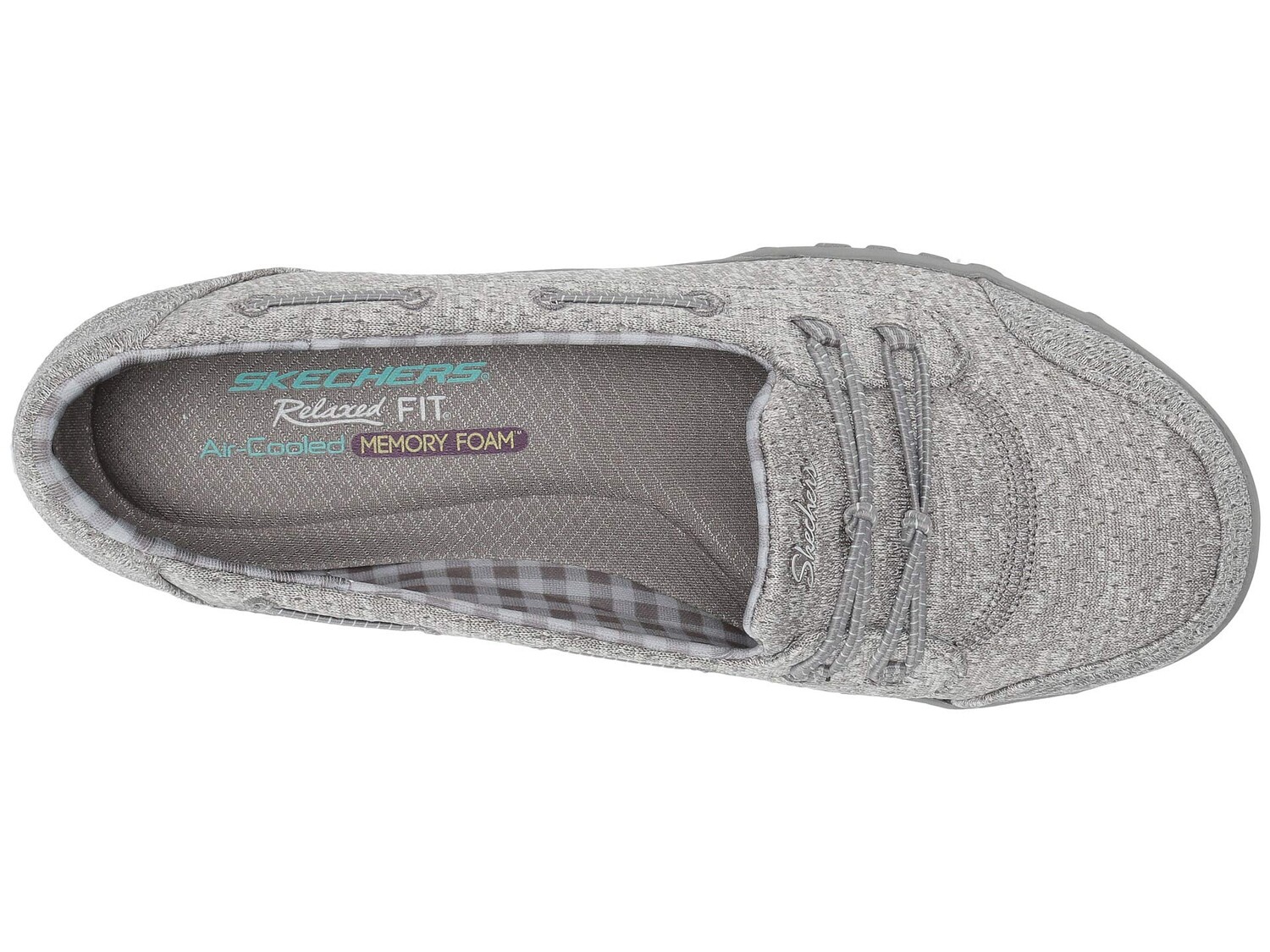 картинка Топсайдеры SKECHERS Breathe-Easy - Good Influence, серый от магазина Одежда+