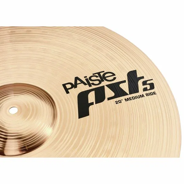 картинка Райд тарелка 20", Paiste PST5 Medium Ride, Brilliant от магазина Одежда+