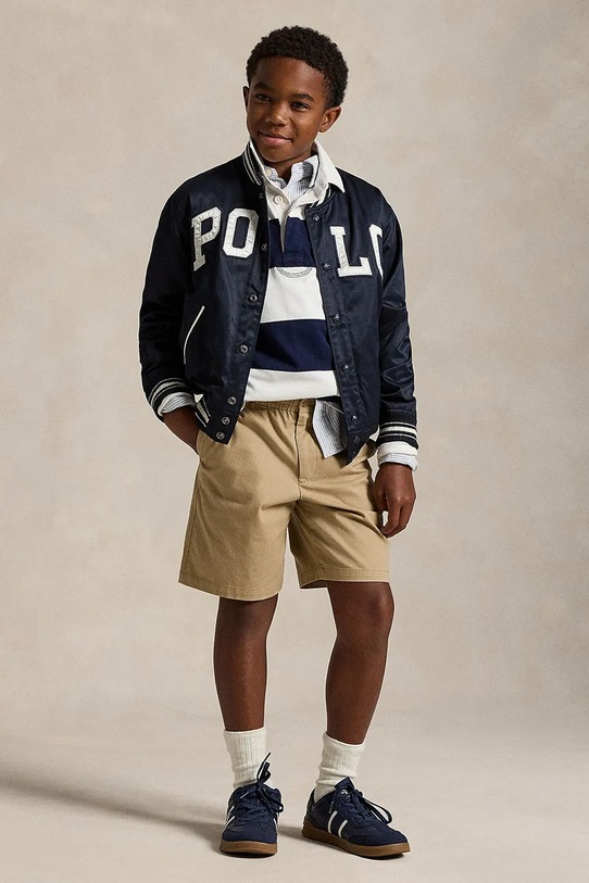 картинка Детская хлопковая водолазка Polo Ralph Lauren, темно-синий от магазина Одежда+