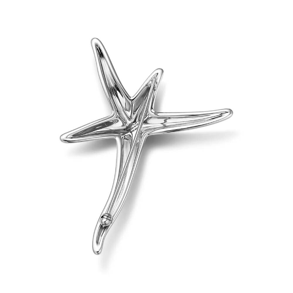 картинка Брошь Tiffany & Co. Starfish, серебро от магазина Одежда+