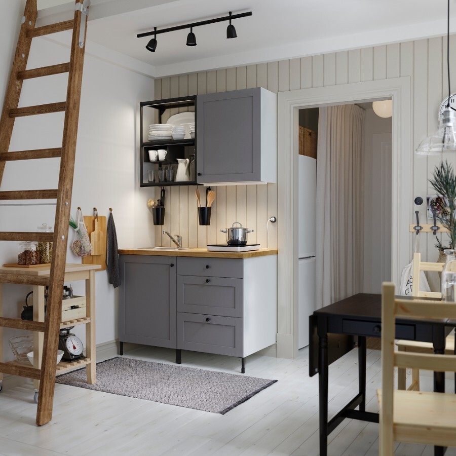 картинка Потолочная шина Ikea Skurup, 3-spots, черный от магазина Одежда+