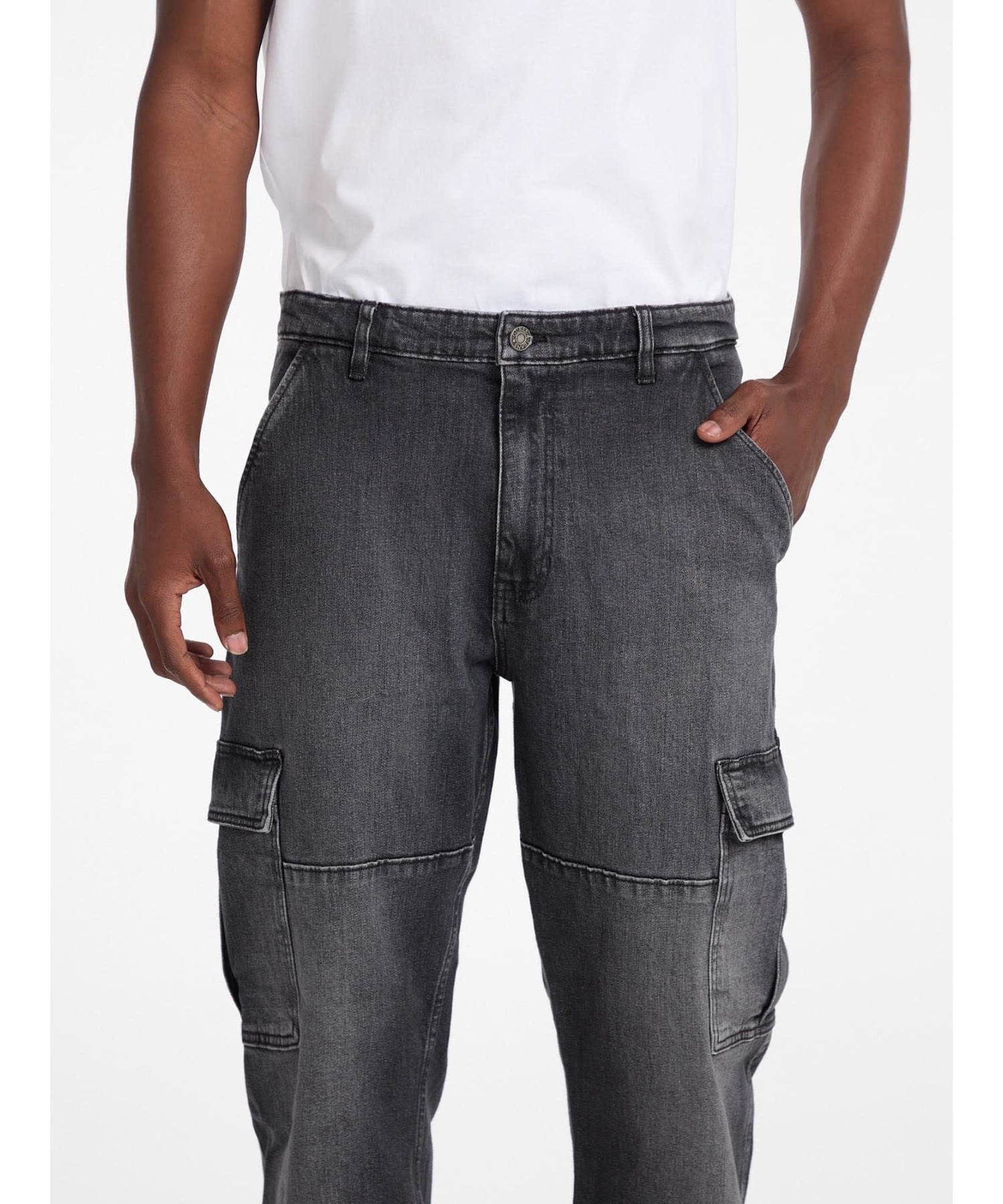 картинка Джинсы-карго (размер M), G17 Cargo Guess Jeans, Gray (GJHB) от магазина Одежда+