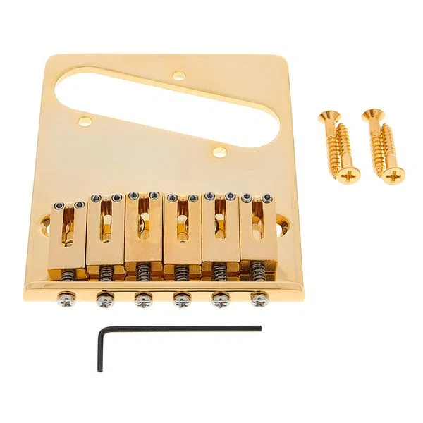 картинка Бридж для электрогитары T-Style, Gotoh GTC202, Gold от магазина Одежда+