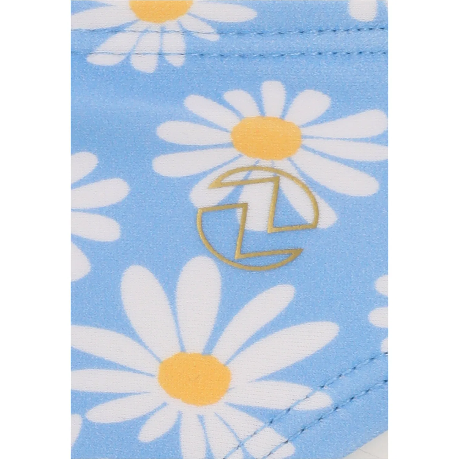 картинка Детское бикини с рюшами Carly ZIGZAG, Blue-Yellow от магазина Одежда+