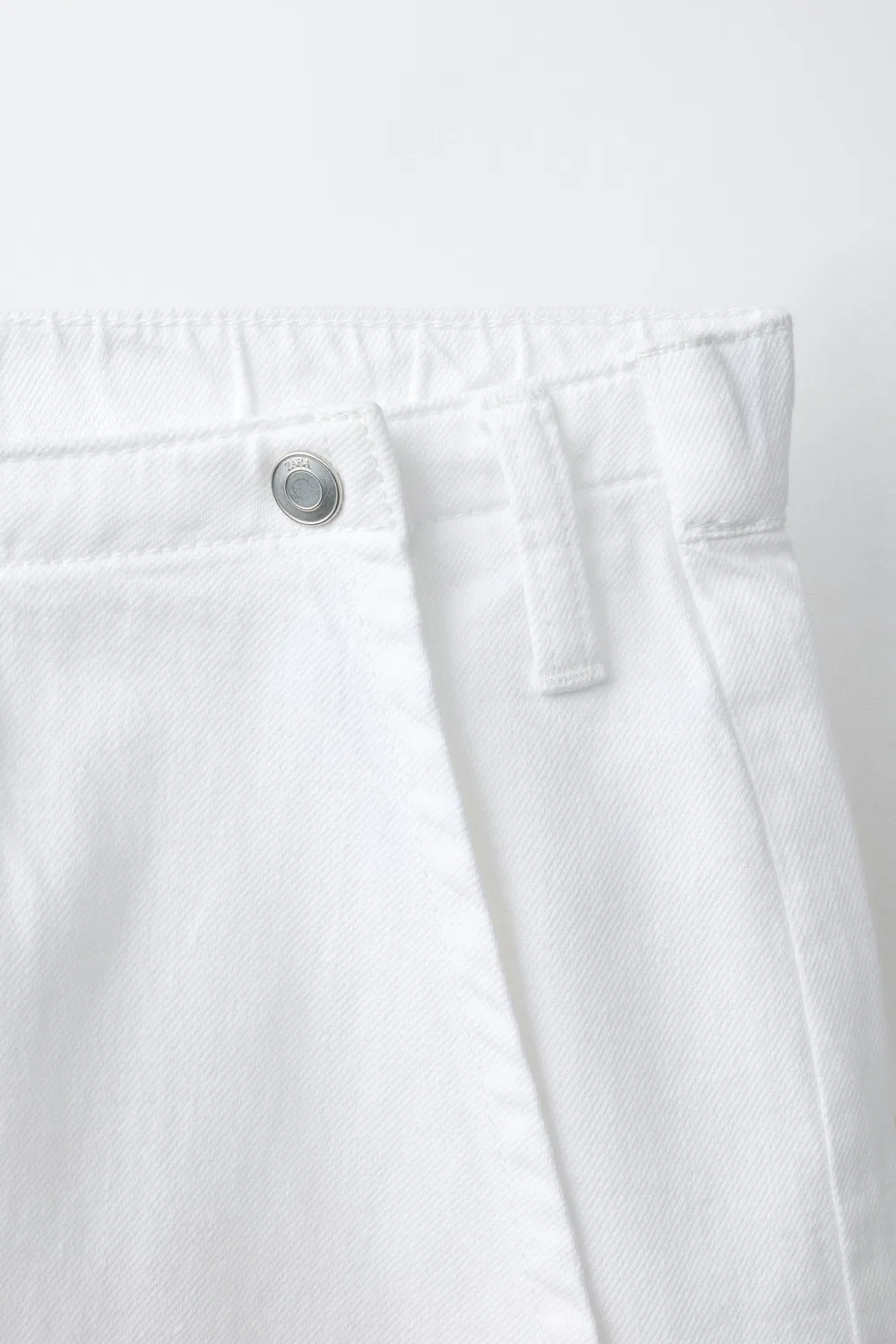 картинка Джинсовая юбка-бермуда ZARA, White от магазина Одежда+