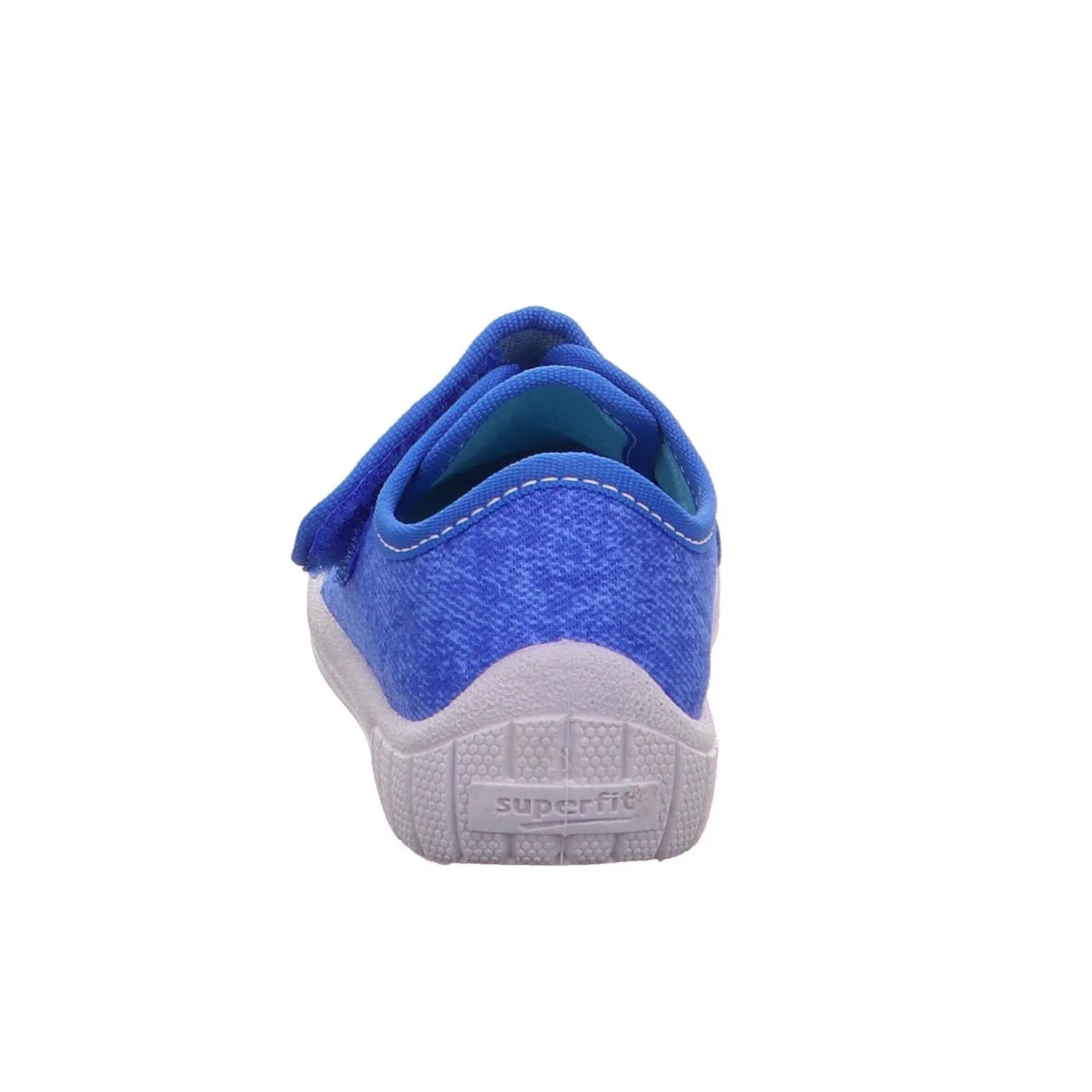 картинка Детские текстильные тапочки с футбольной вышивкой Superfit, Blue/White от магазина Одежда+