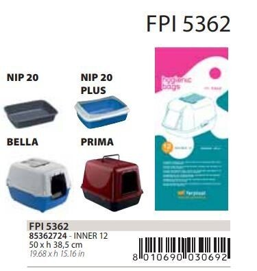 картинка Ferplast Fpi 5362 Гигиеническая сумка Moderna/Bella 12 Ferplast от магазина Одежда+