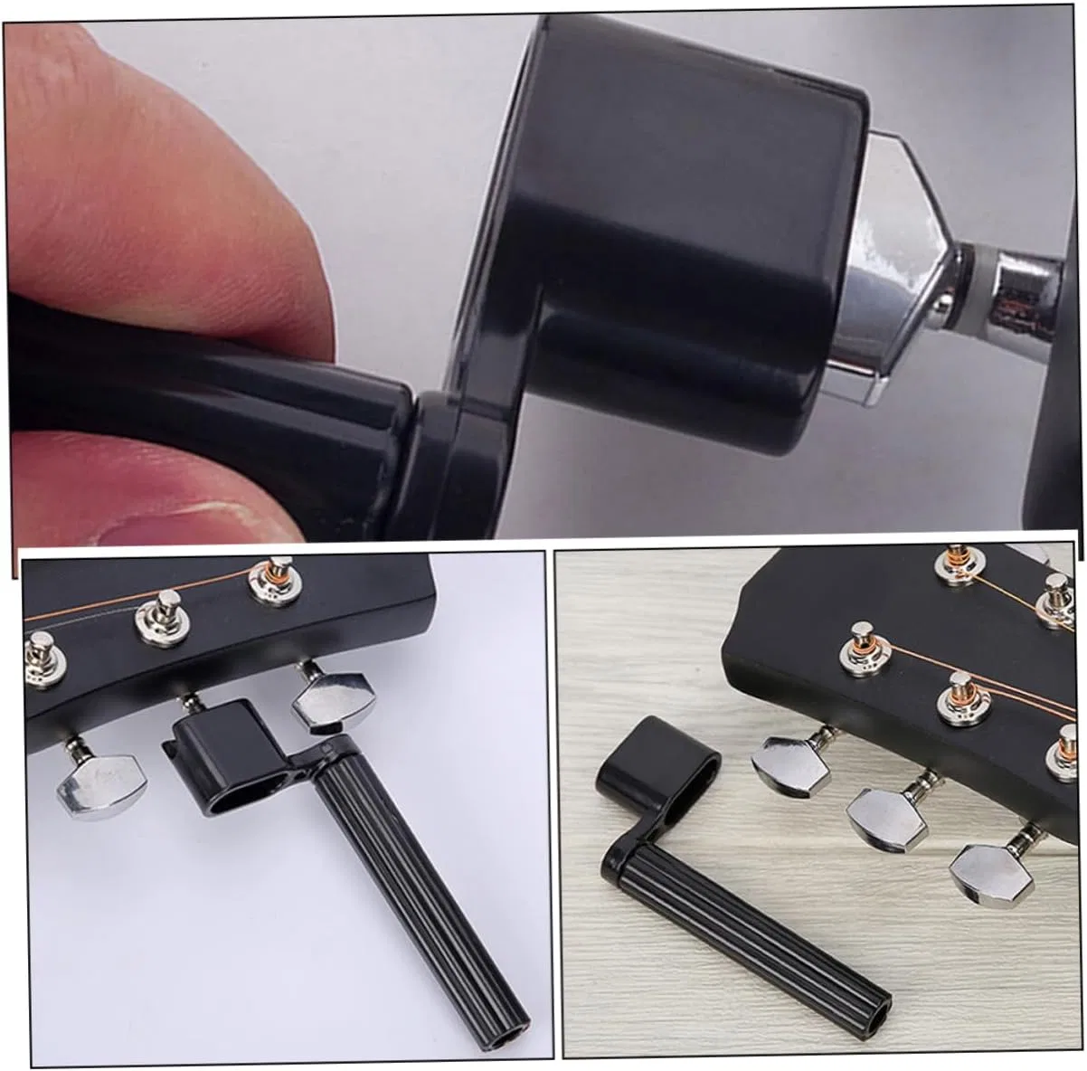 картинка Колковертка для гитары, 10 шт, GOOHOCHY, Black от магазина Одежда+