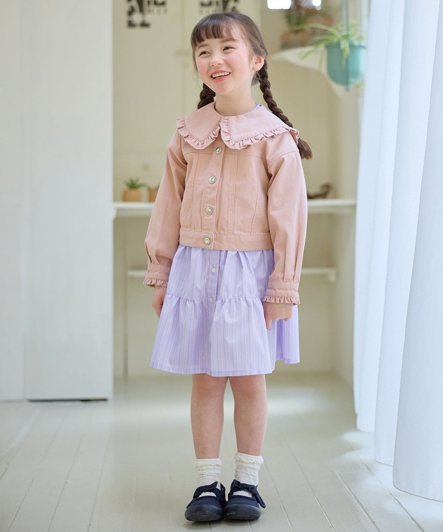 картинка Джинсовая куртка ANY KIDS, Pink [012] от магазина Одежда+