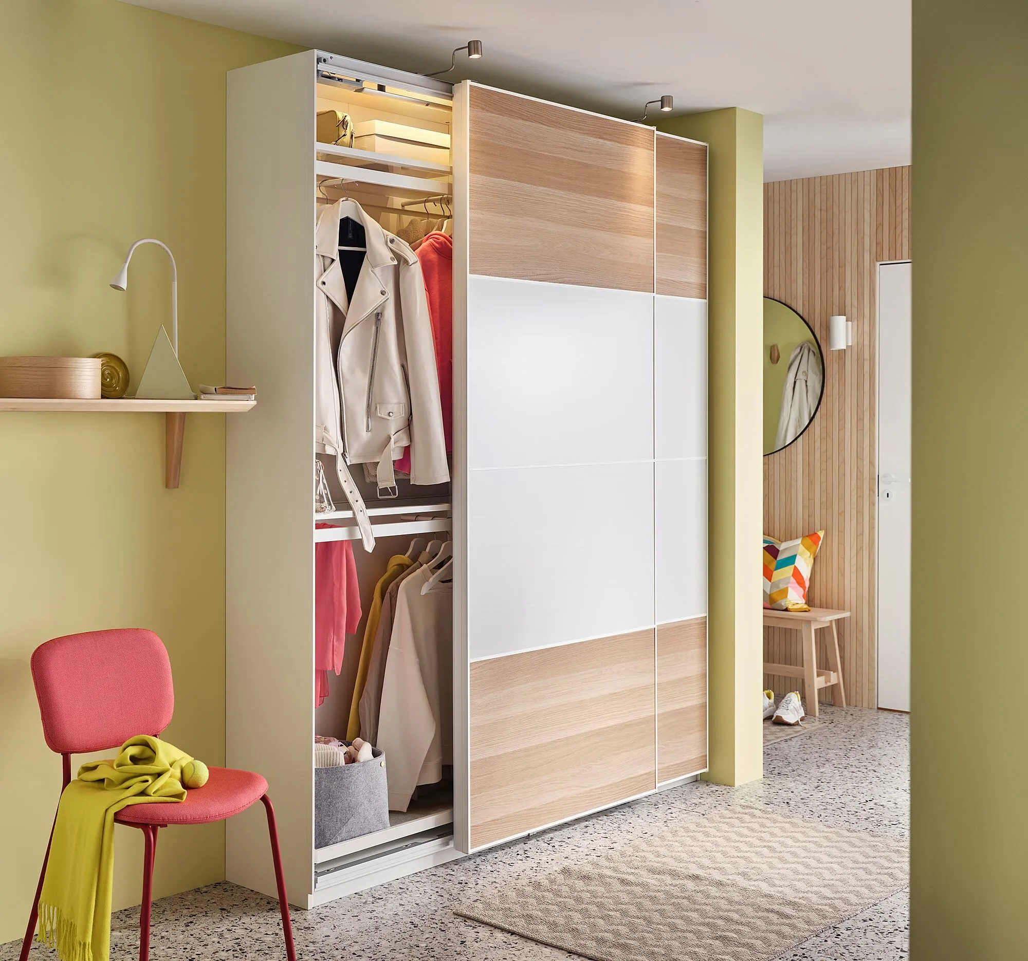 картинка Штанга для одежды, белая, 75x35 см, KOMPLEMENT IKEA от магазина Одежда+