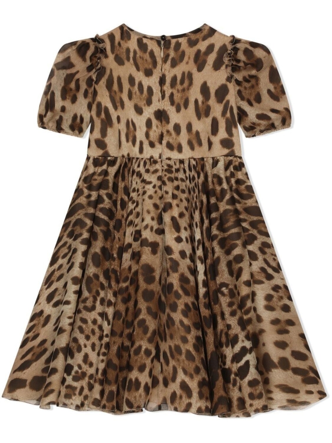 картинка Dolce & Gabbana платье миди с леопардовым принтом, коричневый от магазина Одежда+
