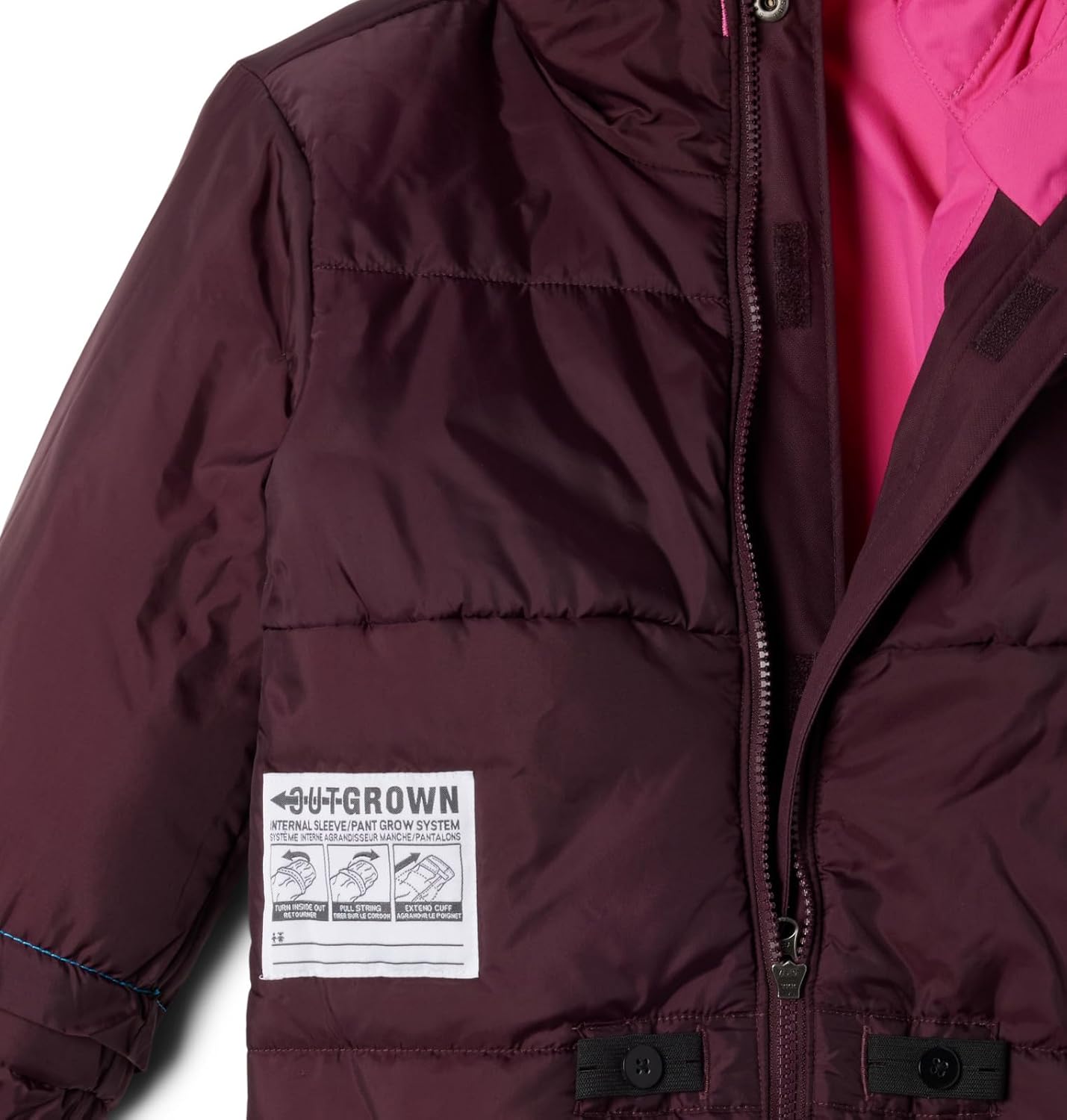 картинка Columbia мальчиков Buga III комбинезон, Moonvista/Pink Ice от магазина Одежда+