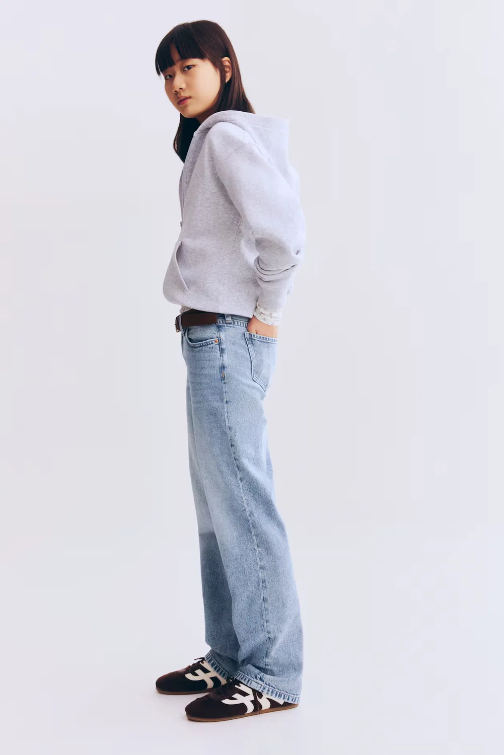 картинка Джинсы прямого кроя H&M, Helles Denimblau от магазина Одежда+