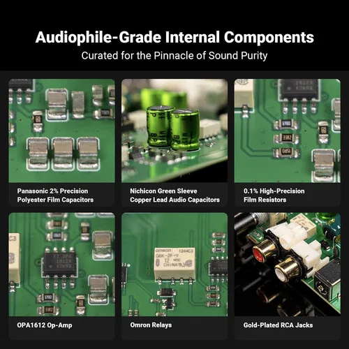картинка Предусилитель для проигрывателя виниловых пластинок Fosi Audio Box X5 Phono от магазина Одежда+