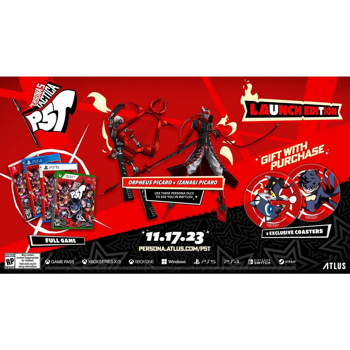 картинка Видеоигра Persona 5 Tactica Launch Edition - PlayStation 4 от магазина Одежда+