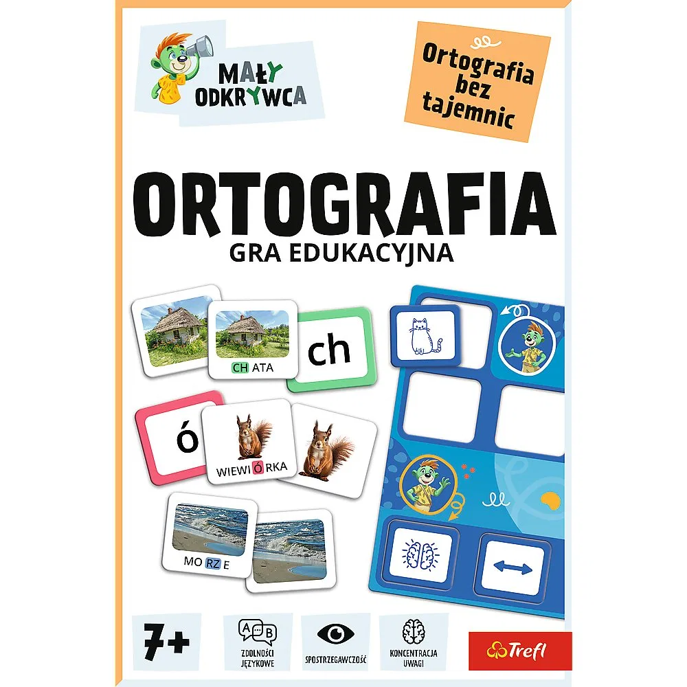 картинка Детская образовательная игра Ortografia/Mały Odkrywca Trefl от магазина Одежда+