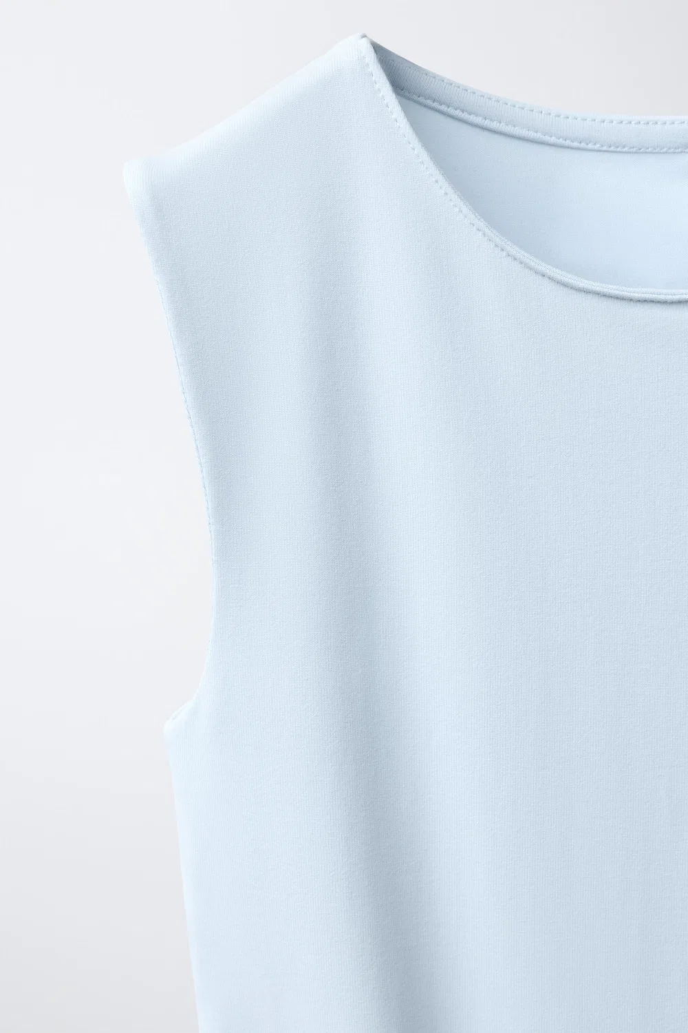 картинка Боди из полиамида с вырезами ZARA, Pastel Blue от магазина Одежда+