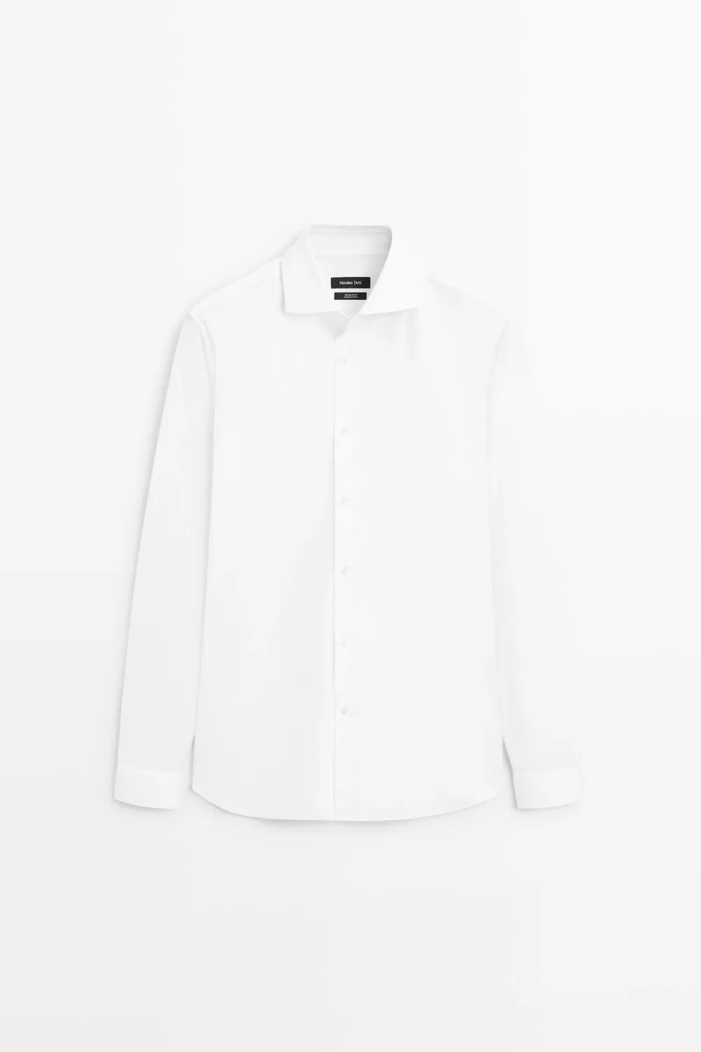 картинка Рубашка Massimo Dutti 100% Cotton Regular Fit, белый от магазина Одежда+