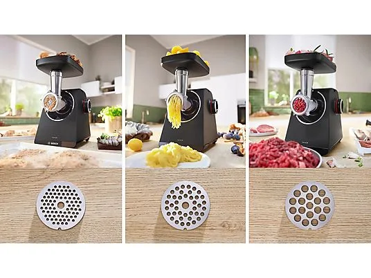 картинка Мясорубка Bosch Serie 4 MFWS450B 500W, черный от магазина Одежда+